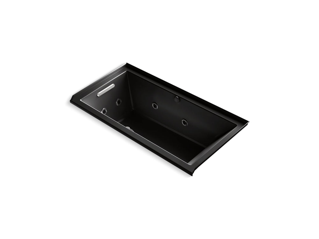 Underscore® 60" X 30" Alcove Heated Bubblemassage™ Air Bath With Whirlpool, Left Drain