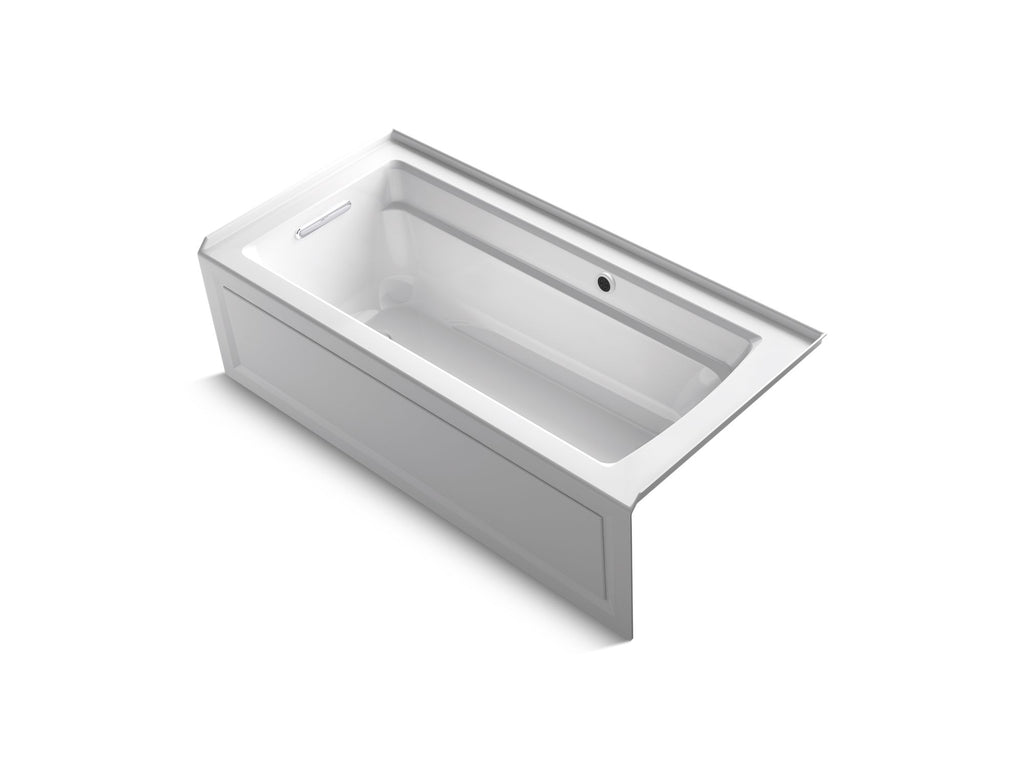 Archer® 66" X 32" Alcove Bath With Bask® Heated Surface, Left Drain