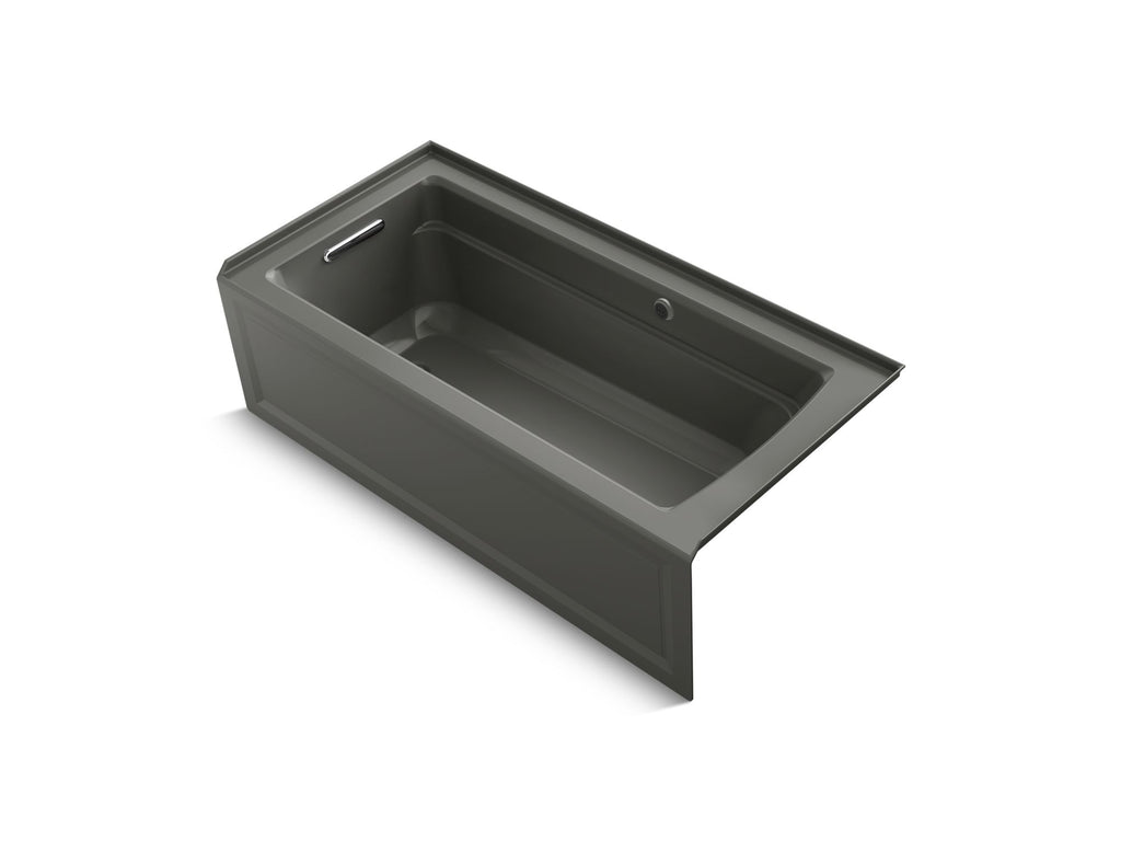 Archer® 66" X 32" Alcove Bath With Bask® Heated Surface, Left Drain