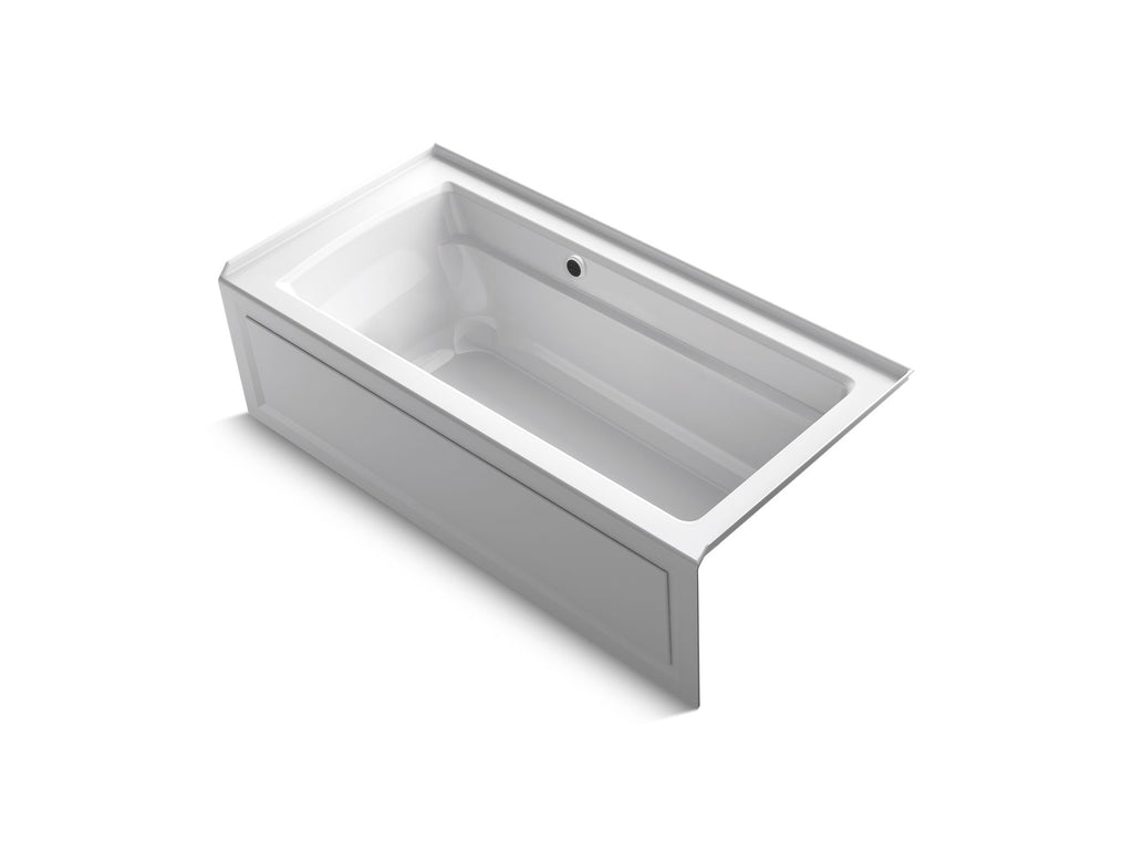 Archer® 66" X 32" Alcove Bath With Bask® Heated Surface, Right Drain
