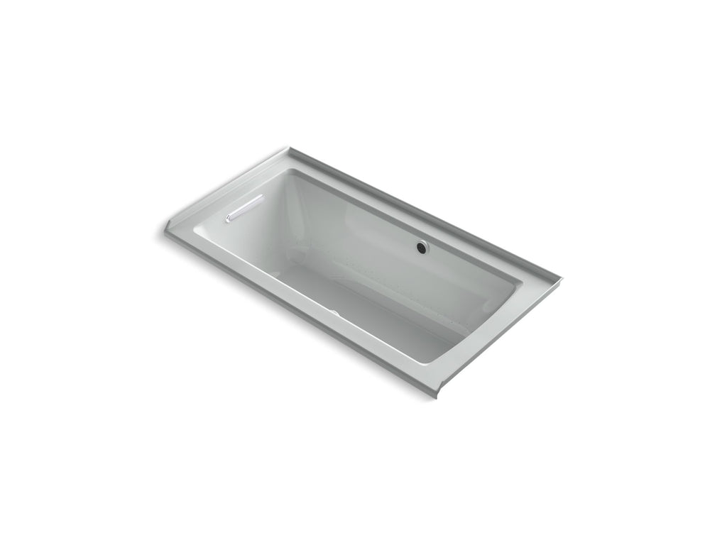 Archer® 60" X 30" Alcove Heated Bubblemassage™ Air Bath With Bask® Heated Surface, Left Drain