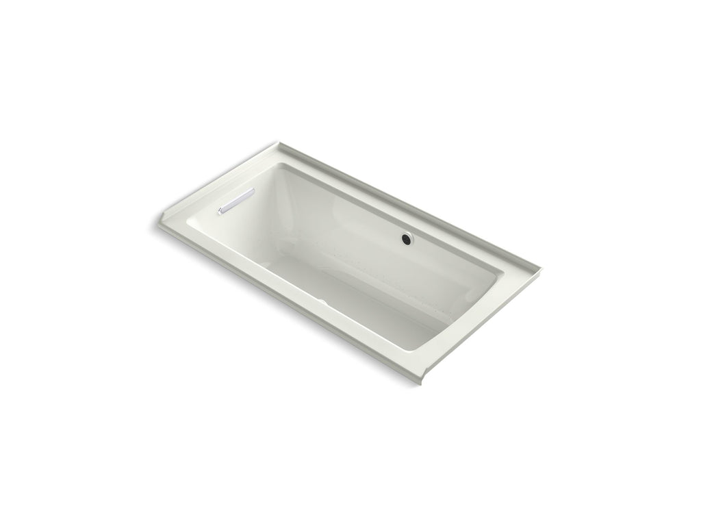 Archer® 60" X 30" Alcove Heated Bubblemassage™ Air Bath With Bask® Heated Surface, Left Drain