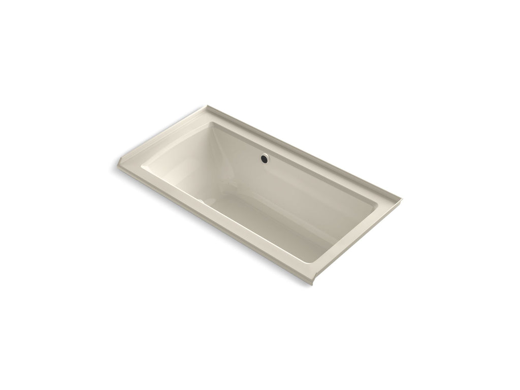 Archer® 60" X 30" Alcove Heated Bubblemassage™ Air Bath With Bask® Heated Surface, Right Drain
