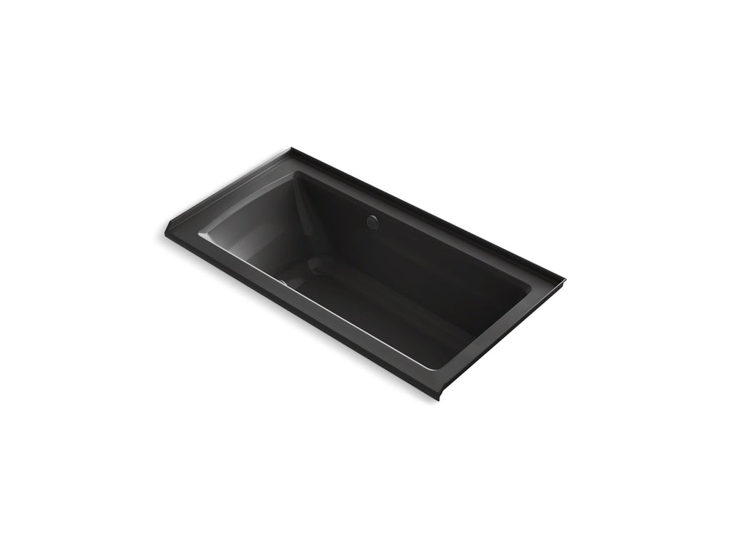 Archer® 60" X 30" Alcove Heated Bubblemassage™ Air Bath With Bask® Heated Surface, Right Drain