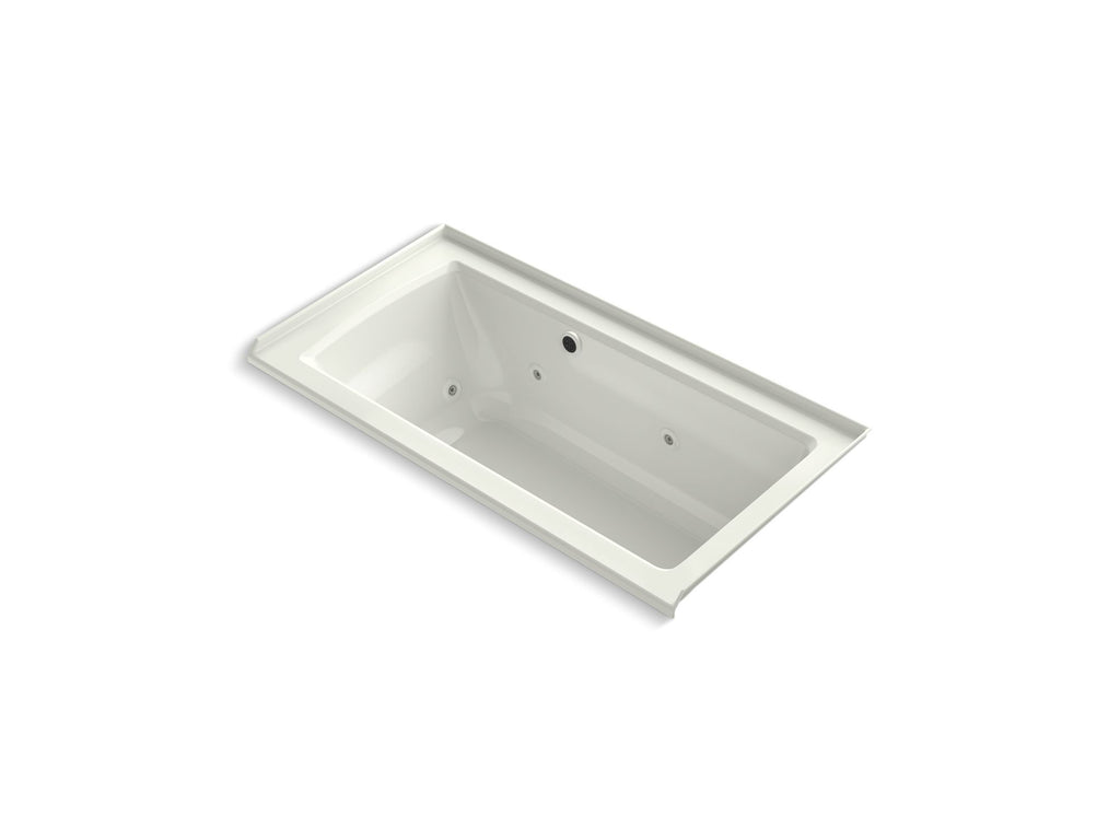 Archer® 60" X 30" Alcove Whirlpool Bath With Bask® Heated Surface, Right Drain