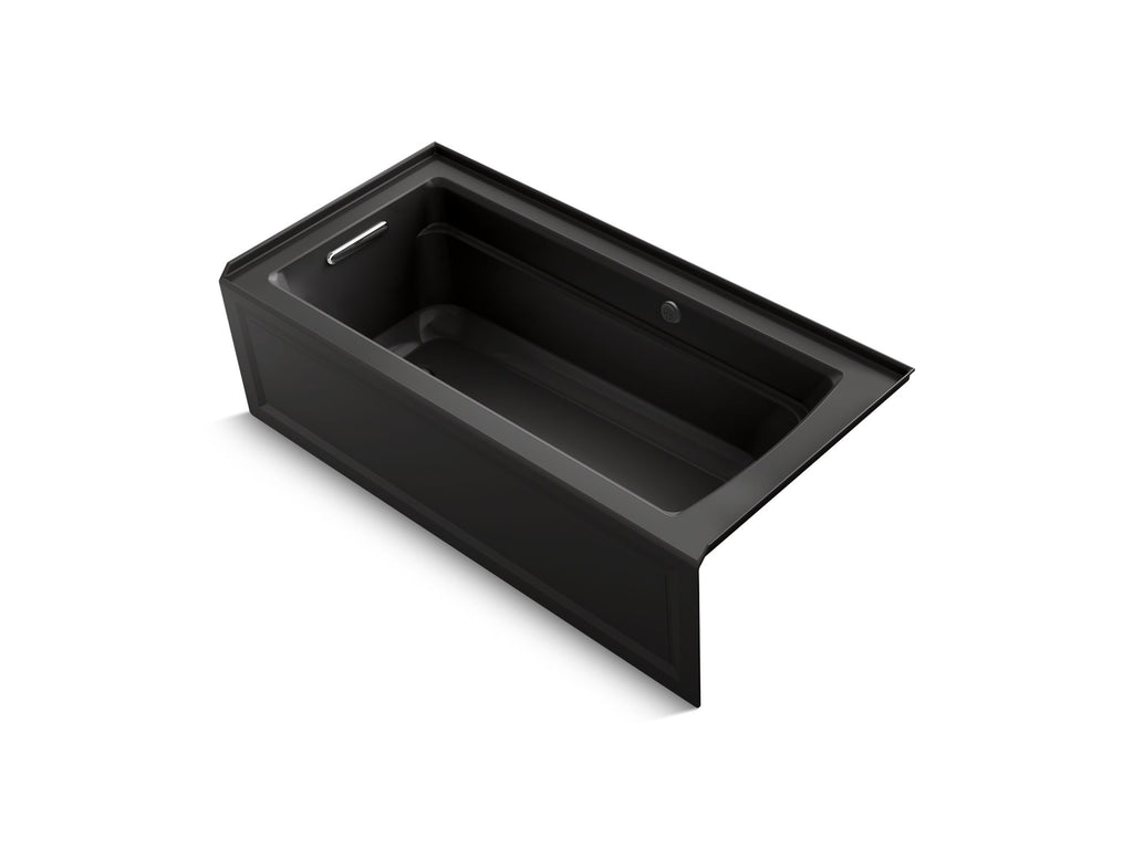 Archer® 66" X 32" Alcove Bath With Bask® Heated Surface, Left Drain