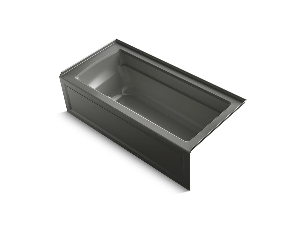 Archer® 66" X 32" Alcove Heated Bubblemassage™ Air Bath With Bask® Heated Surface, Right Drain