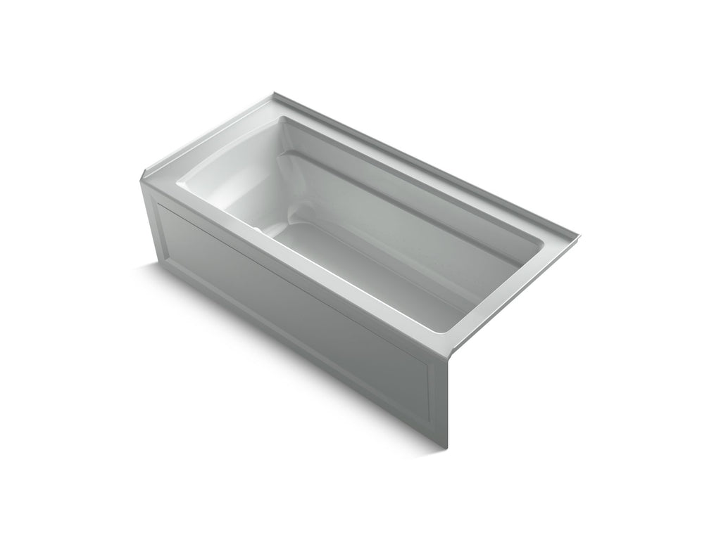 Archer® 66" X 32" Alcove Heated Bubblemassage™ Air Bath With Bask® Heated Surface, Right Drain