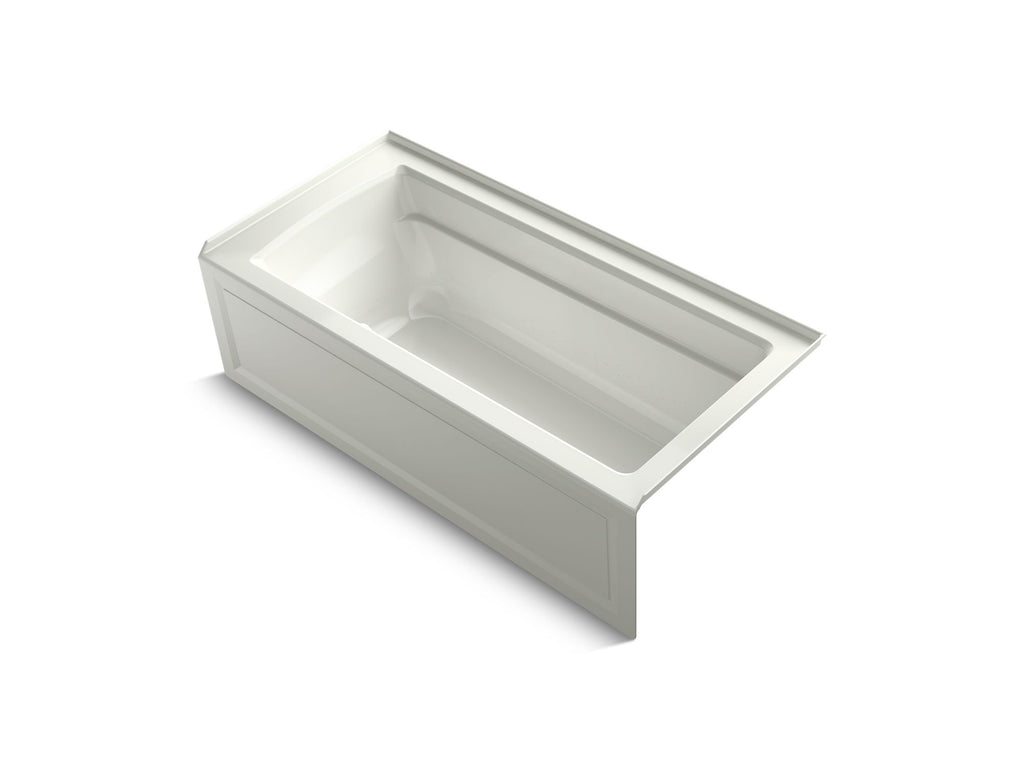Archer® 66" X 32" Alcove Heated Bubblemassage™ Air Bath With Bask® Heated Surface, Right Drain
