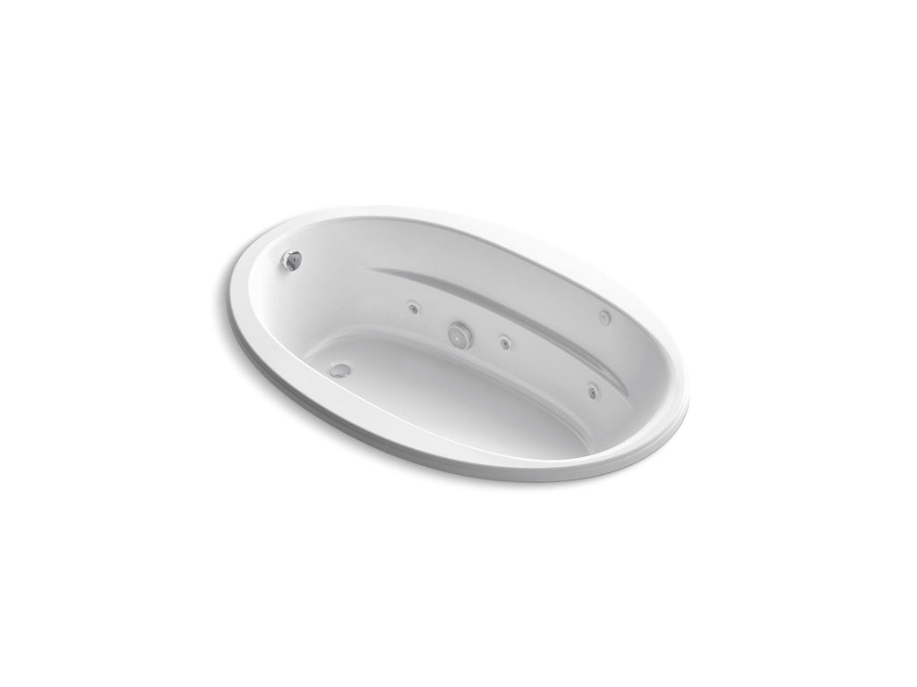 Sunward® 66" X 42" Drop-In Whirlpool Bath With Bask® Heated Surface