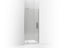 Revel® Pivot Shower Door, 74" H X 27-5/16 - 31-1/8" W, With 5/16" Thick Crystal Clear Glass