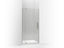 Revel® Pivot Shower Door, 74" H X 35-1/8 - 40" W, With 5/16" Thick Crystal Clear Glass