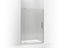 Revel® Pivot Shower Door, 74" H X 39-1/8 - 44" W, With 5/16" Thick Crystal Clear Glass