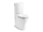 Persuade® Curv Two-Piece Elongated Toilet With Skirted Trapway, Dual-Flush