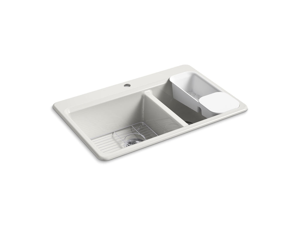 Riverby® 33" Top-Mount Double-Bowl Workstation Kitchen Sink