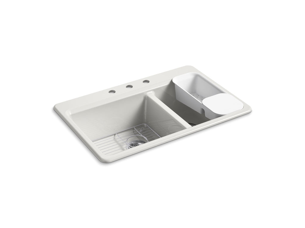 Riverby® 33" Top-Mount Double-Bowl Workstation Kitchen Sink