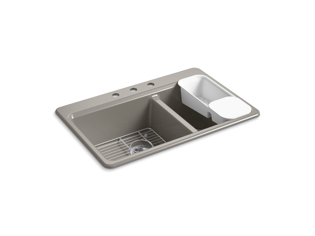 Riverby® 33" Top-Mount Double-Bowl Workstation Kitchen Sink