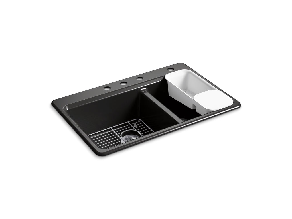 Riverby® 33" Top-Mount Double-Bowl Workstation Kitchen Sink