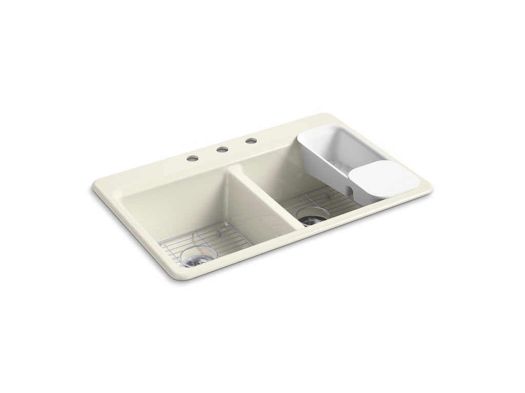 Riverby® 33" Top-Mount Double-Bowl Workstation Kitchen Sink