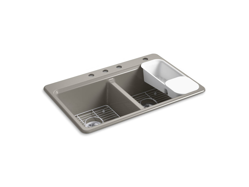 Riverby® 33" Top-Mount Double-Bowl Workstation Kitchen Sink