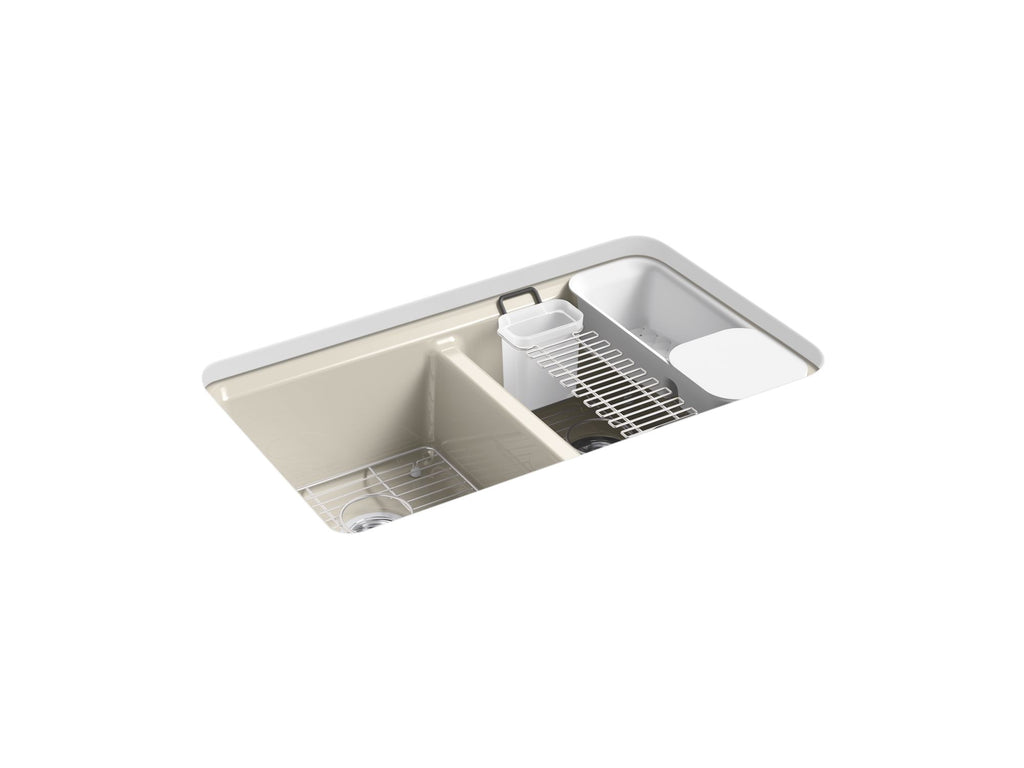 Riverby® 33" Undermount Double-Bowl Workstation Kitchen Sink