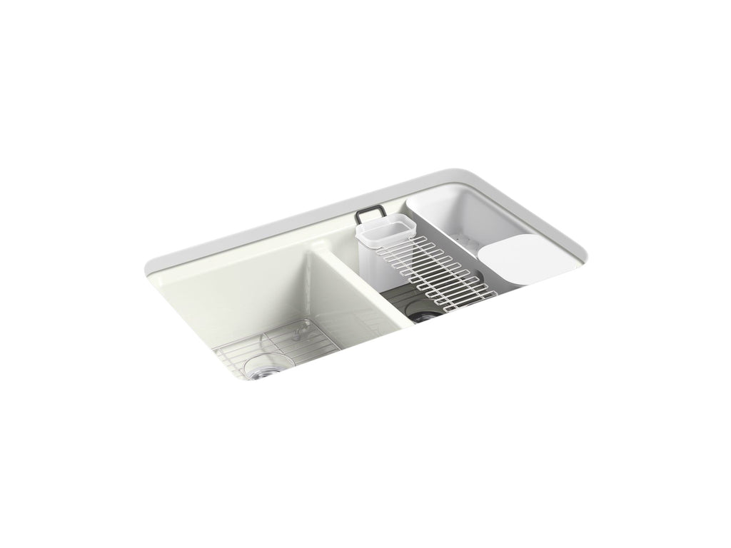 Riverby® 33" Undermount Double-Bowl Workstation Kitchen Sink