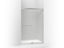Revel® Sliding Shower Door, 76" H X 44-5/8 - 47-5/8" W, With 5/16" Thick Frosted Glass