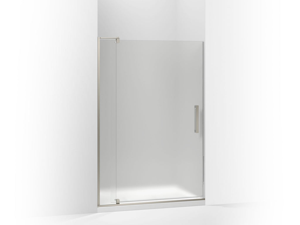 Revel® Pivot Shower Door, 70" H X 39-1/8 - 44" W, With 5/16" Thick Frosted Glass