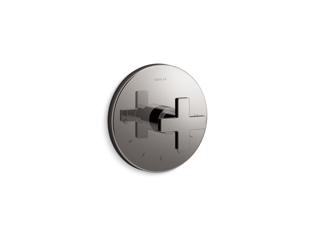 Composed® Mastershower® Temperature Control Valve Trim With Cross Handle