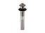 Bathroom Sink Drain With Non-Removable Metal Stopper And Without Overflow