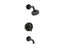 Purist® Rite-Temp® Bath And Shower Trim Kit With Push-Button Diverter And Lever Handle, 2.5 Gpm