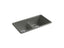 Iron/Tones® Smart Divide® 33" Top-/Undermount Double-Bowl Kitchen Sink