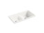 Iron/Tones® Smart Divide® 33" Top-/Undermount Double-Bowl Kitchen Sink