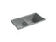 Iron/Tones® Smart Divide® 33" Top-/Undermount Double-Bowl Kitchen Sink