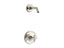 Purist® Rite-Temp® Shower Trim Kit With Cross Handle, Without Showerhead