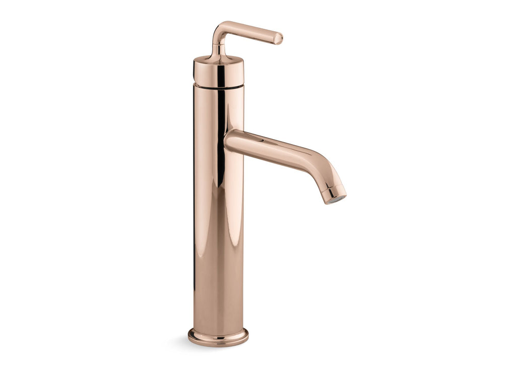 Purist® Tall Single-Handle Bathroom Sink Faucet With Lever Handle, 1.2 Gpm
