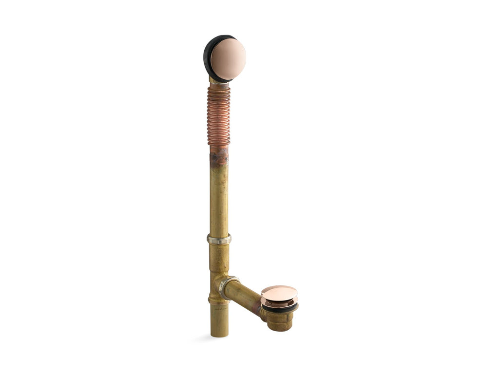 Clearflo Brass Toe Tap Bath Drain