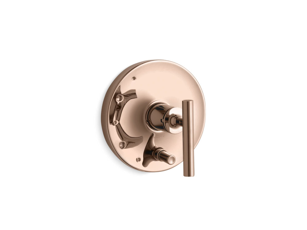 Purist® Rite-Temp® Valve Trim With Push-Button Diverter And Lever Handle