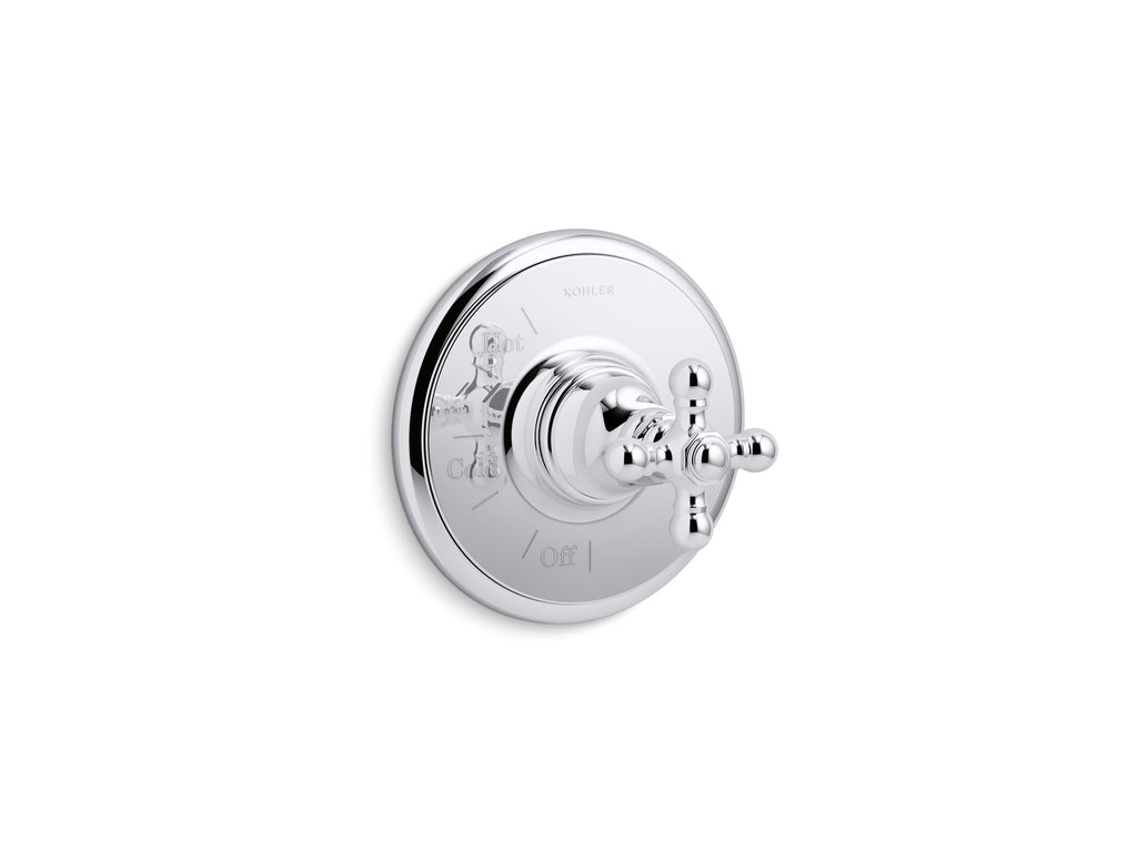 Artifacts® Rite-Temp® Valve Trim With Cross Handle