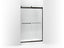 Levity® Sliding Shower Door, 74" H X 44-5/8 - 47-5/8" W, With 1/4" Thick Crystal Clear Glass