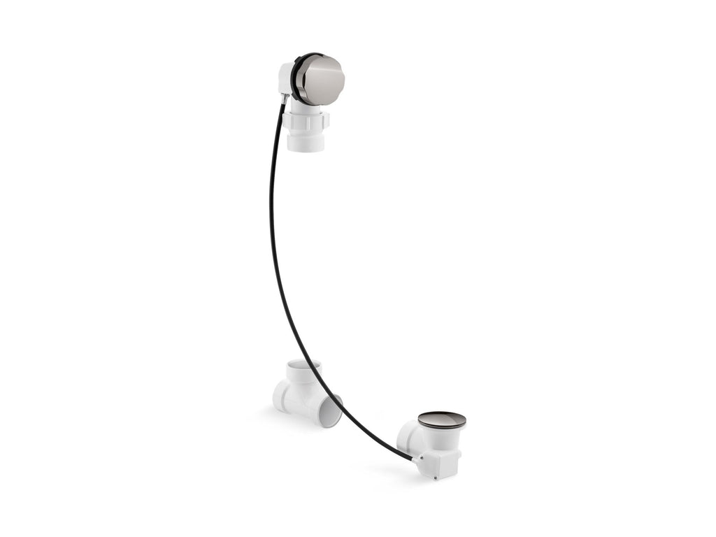 Clearflo Cable Bath Drain, Less Pvc Tubing