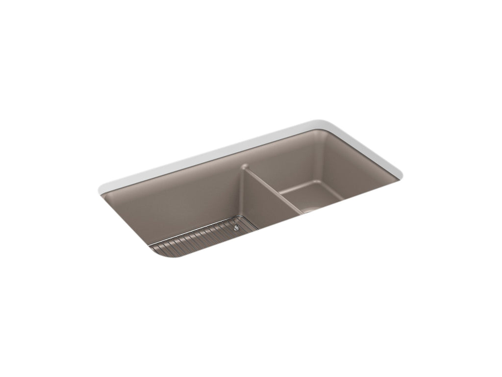 Cairn® 33-1/2" Undermount Double-Bowl Kitchen Sink