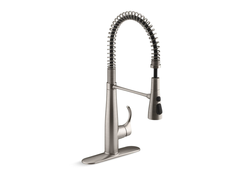 Simplice® Semi-Professional Kitchen Sink Faucet With Three-Function Sprayhead