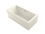 Stargaze® 72" X 36-1/4" Freestanding Heated Bubblemassage™ Air Bath With Bask® Heated Surface And Straight Shroud