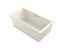 Stargaze® 72" X 36" Freestanding Heated Bubblemassage™ Air Bath With Bask® Heated Surface And Fluted Shroud