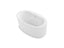 Sunstruck® 60" X 34" Freestanding Bath With Straight Shroud