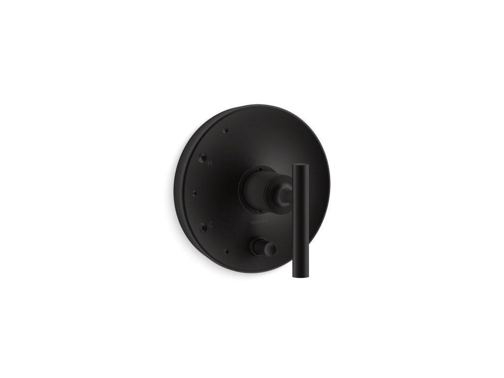 Purist® Rite-Temp® Valve Trim With Push-Button Diverter And Lever Handle