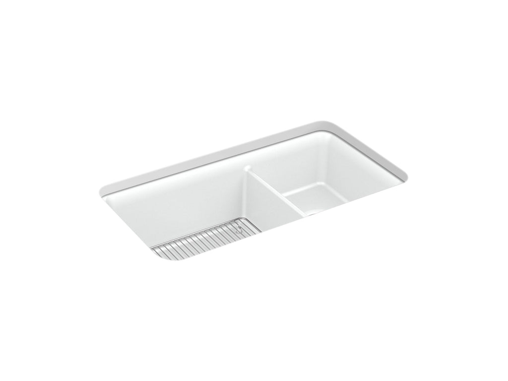 Cairn® 33-1/2" Undermount Double-Bowl Kitchen Sink