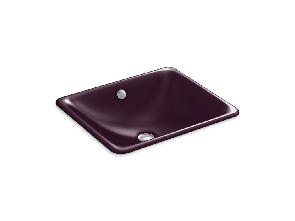 Iron Plains® 18-1/2" Rectangular Drop-In/Undermount Bathroom Sink