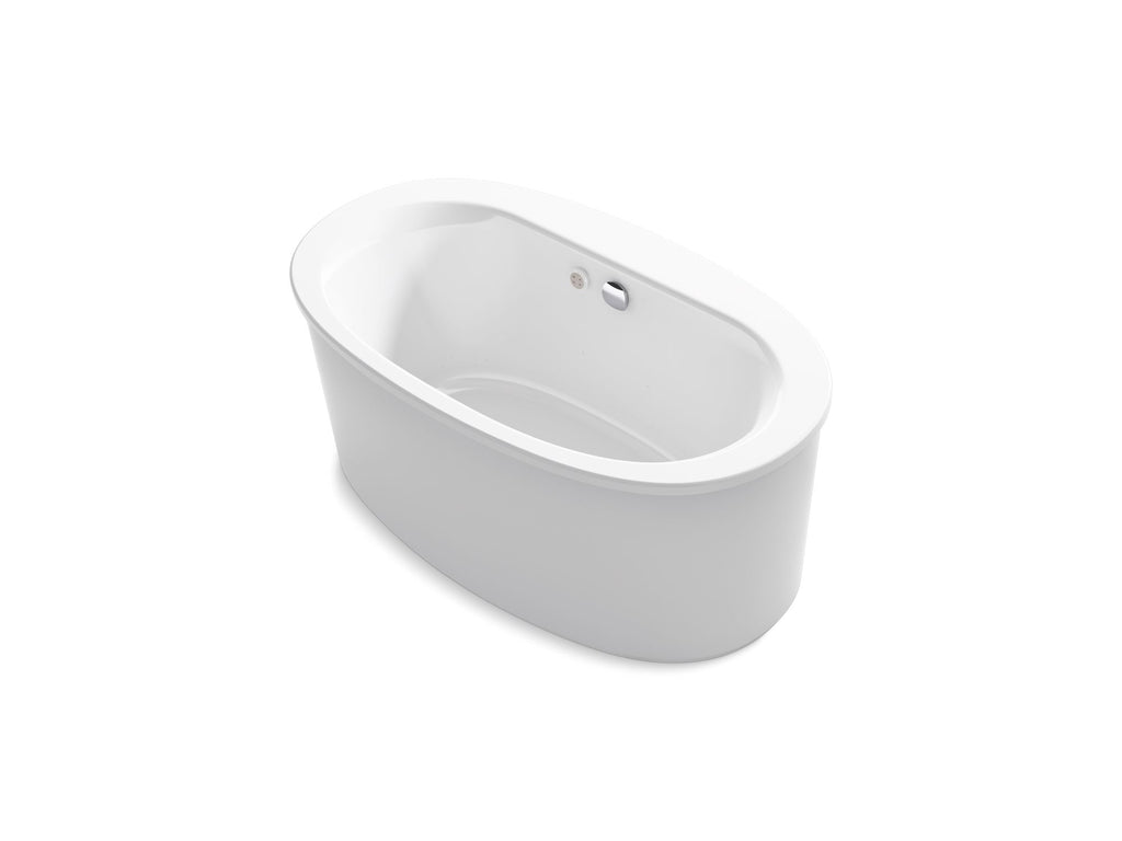 Sunstruck® 60-1/2" X 34-1/2" Freestanding Heated Bubblemassage™ Air Bath With Straight Shroud